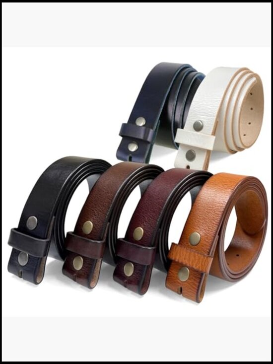 Genuine Full Grain Leather Belt Strap 1.5\